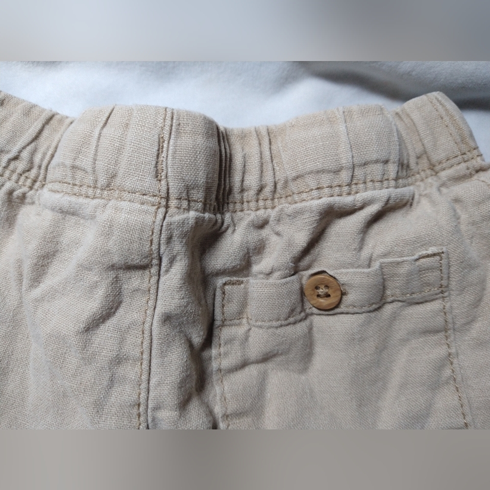 Kids Tan Cargo Shorts - Picture 6 of 9
